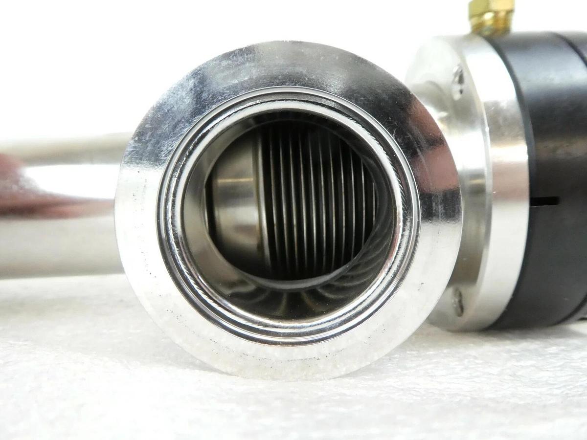 Used Nor-Cal Products 796-008091-001 Pneumatic Angle Valve Lam Research Working Spare
