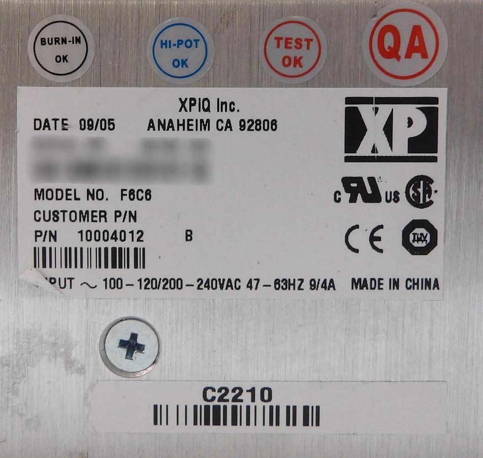Used XP Power F6C6 Spectrometer Power Supply AB Sciex 10004012 MDS Lot of 4 Working