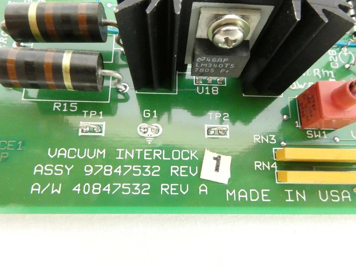 Used Schlumberger 97847532 Vacuum Interlock Board PCB 40847532 IDS-10000 Working