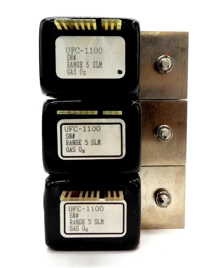 Used UNIT Instruments UFC-1100 Mass Flow Controller MFC N2 O2 Reseller Lot of 23