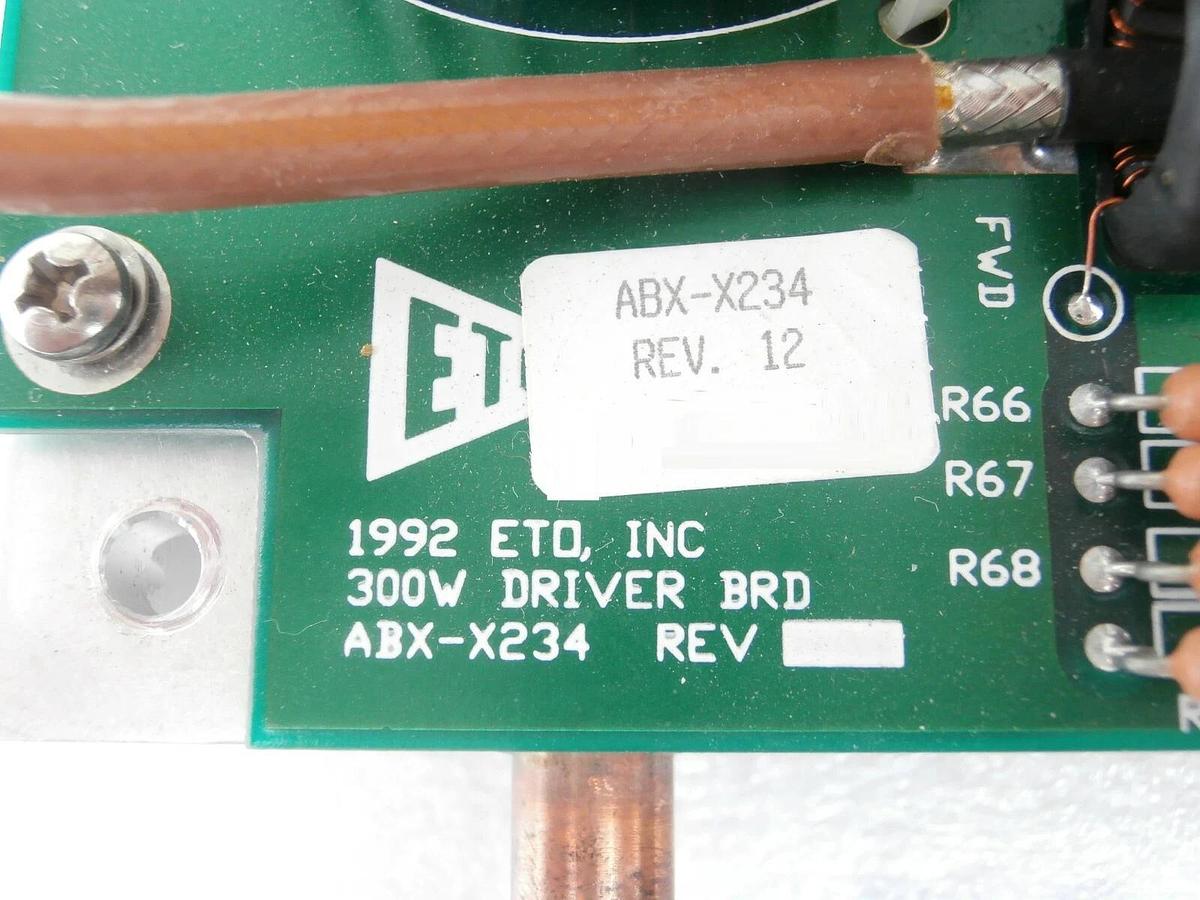 Used ETO Ehrhorn Technological ARX-X208-10 300W Driver PCB ABX-X234 AMAT Working