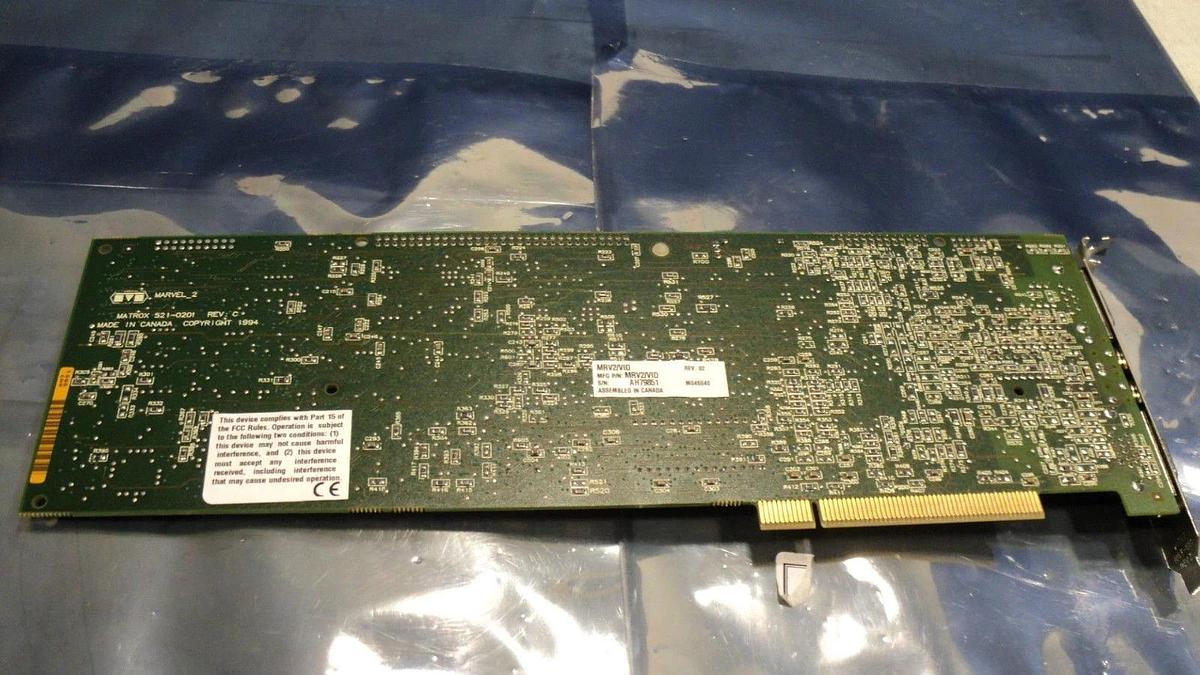 Used KLA-Tencor 521-0201 Circuit Board PCB MRV2/VID AIT Used Working