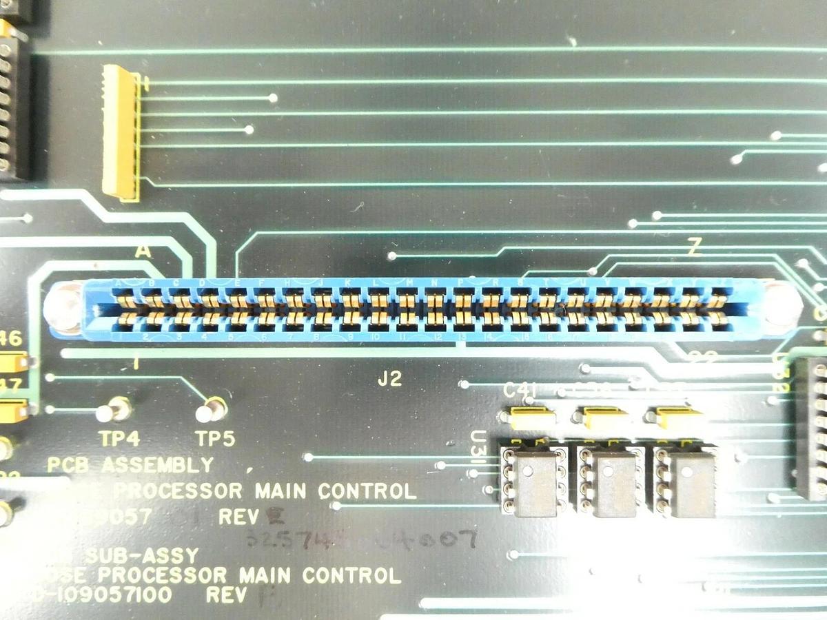 Used Varian D-109057001 Dose Processor Display/Control PCB Card E62007001 Working