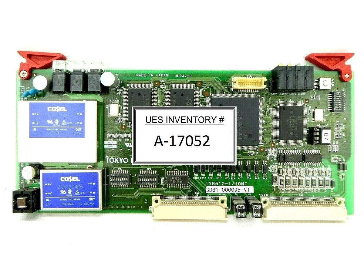 Used TEL Tokyo Electron 3D81-000095-V1 Processor PCB Card TYB512-1/IOMT Working Spare