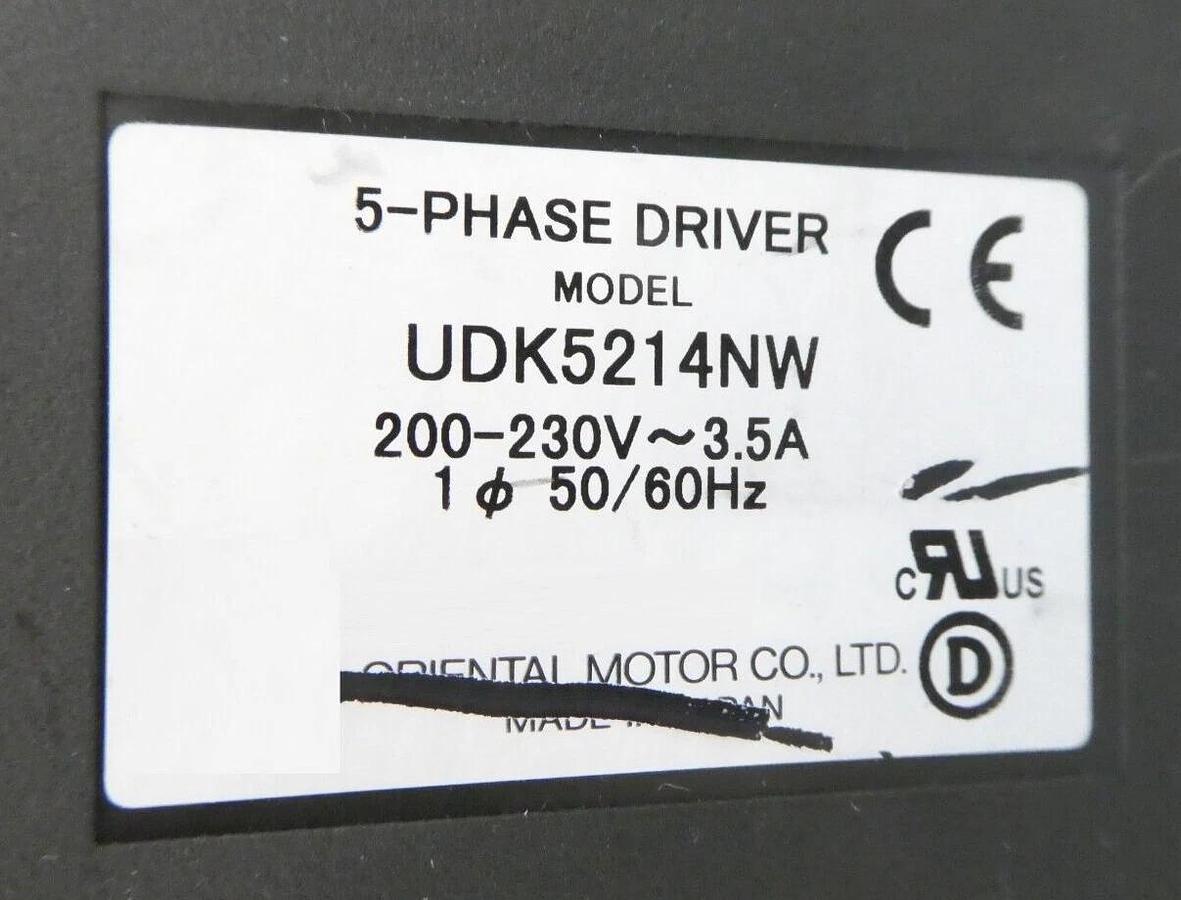Used Oriental Motor UDK5214NW 5-Phase Driver AMAT 0190-00569 Working Surplus