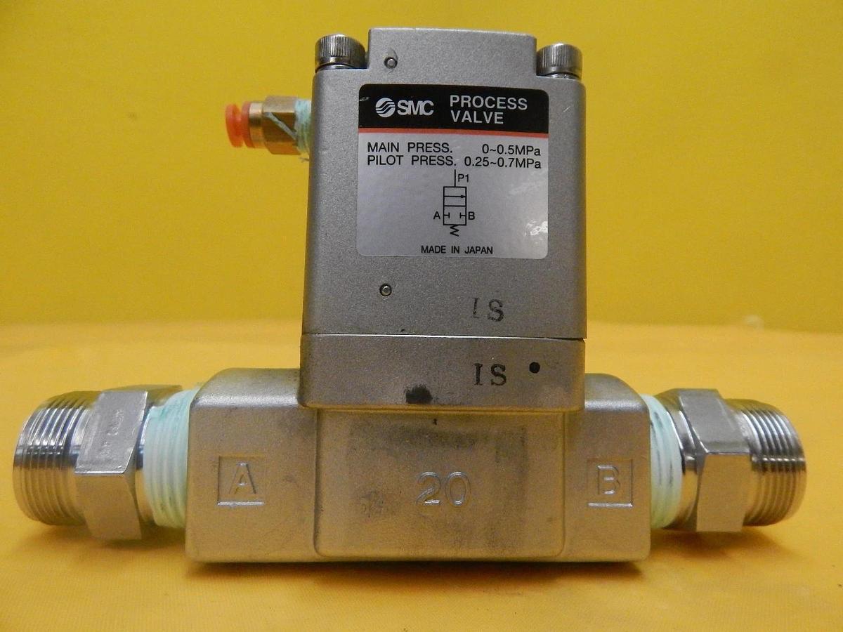 Used SMC VNB301AS Pneumatic Process Valve Reseller Lot of 2 Used Working
