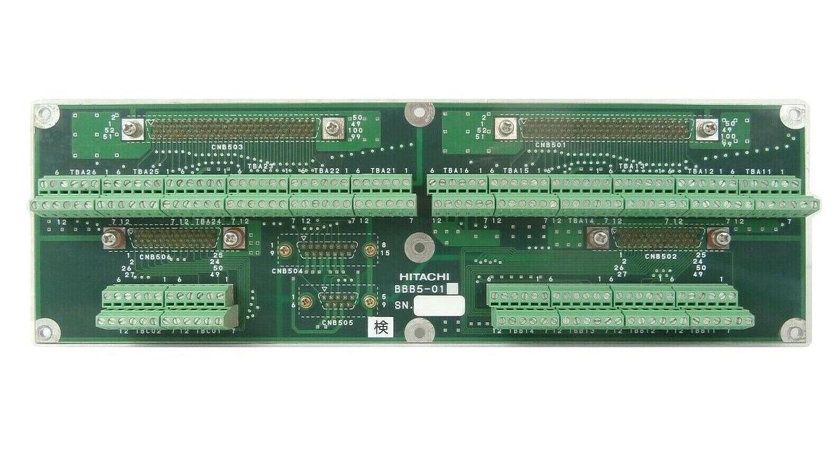 Used Hitachi BBB5-01 Connector Interface Board PCB M-712E Shallow Trench Etcher Spare