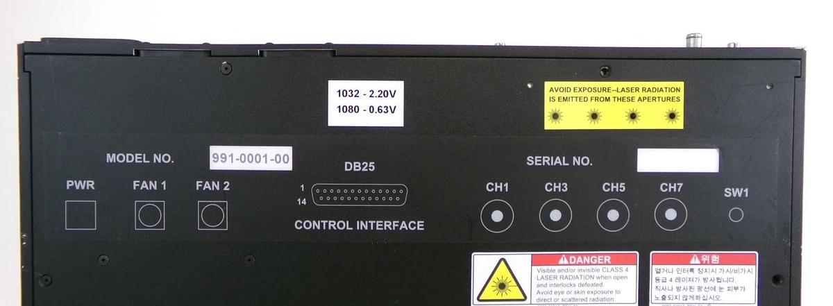 Used Sekidenko 991-0001-00 Rack Mount Laser Delivery System LDTC 1020 LM14S2 Surplus