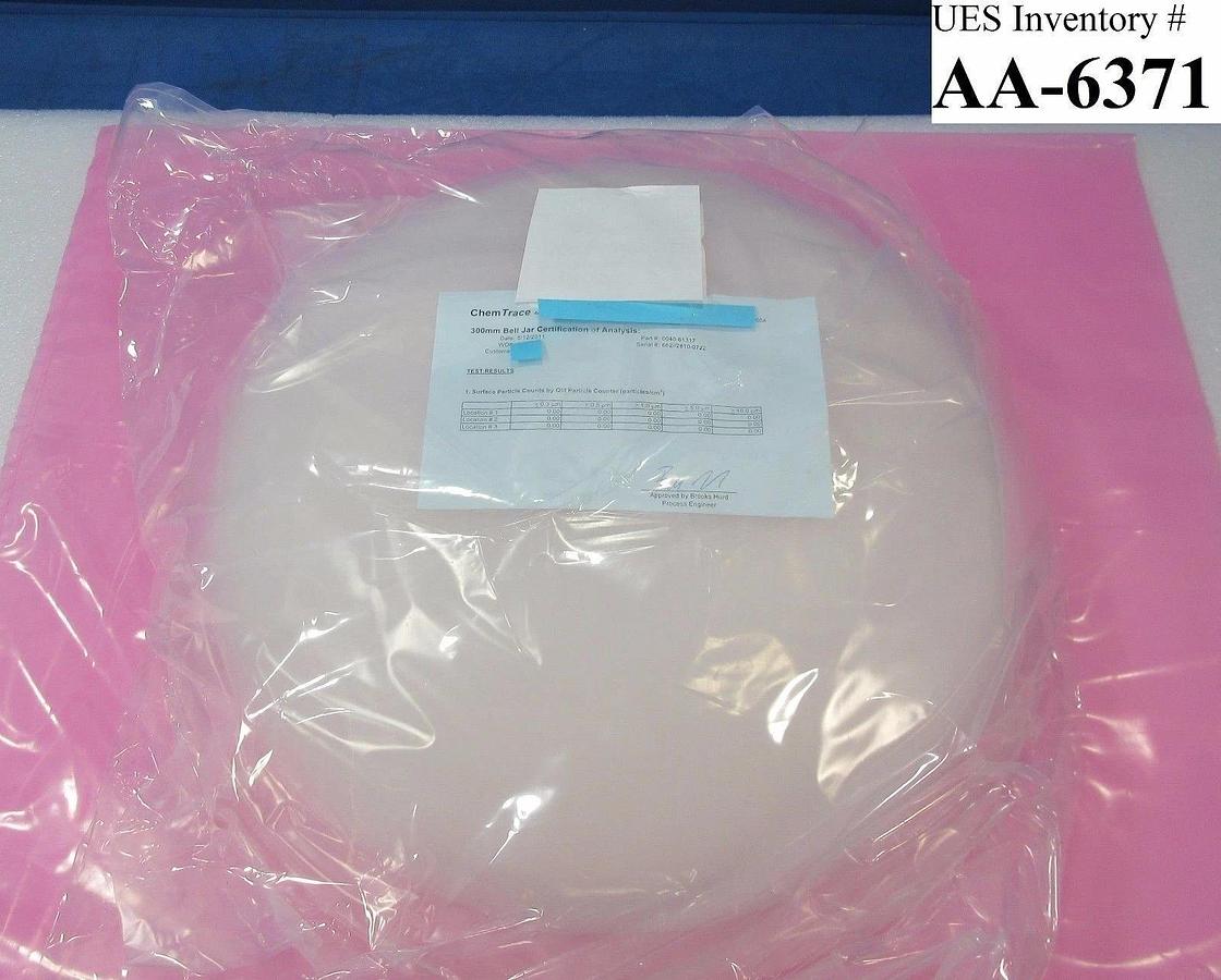 Refurbished AMAT Applied Materials 0040-61317 Aluminum Oxide Quartz Bell Jar Open Refurbish