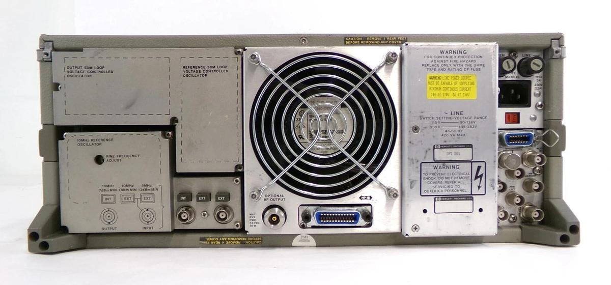Used HP Hewlett-Packard 8662A Synthesized Signal Generator Option 001 Untested As-Is