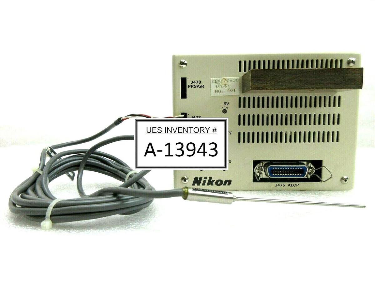 Used Nikon KBA 00650 Temperature Controller with Probe NSR-1755G7A Used Working