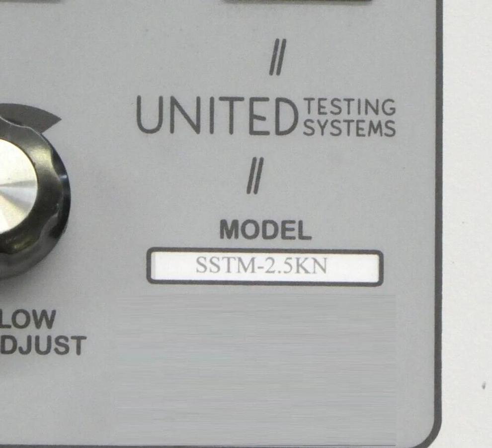 Used United SSTM-2.5KN Universal Electro Mechanical Test System w/Extensometer Spare