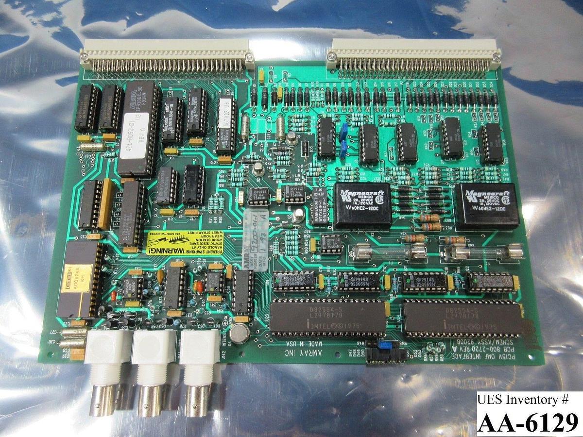 Used Amray 9200-01-1 PC15V OMF Interface PCB 800-2720 Used Working