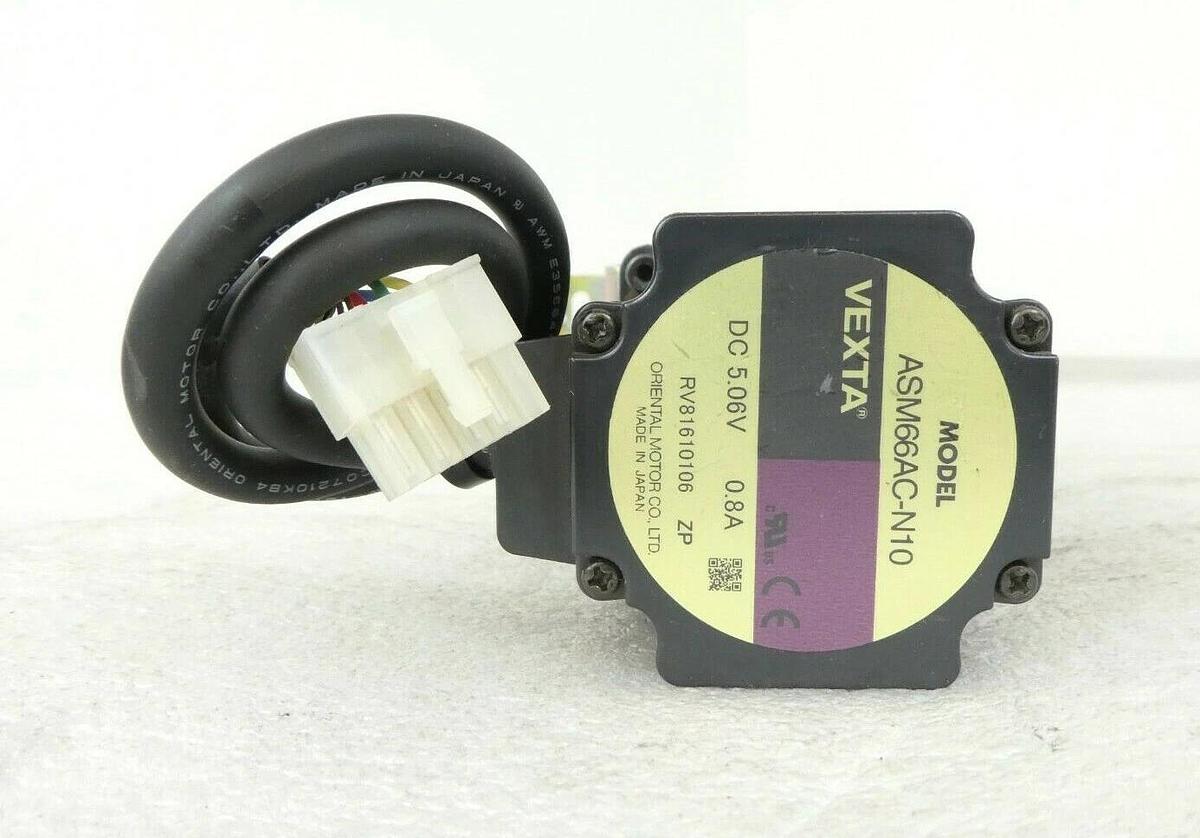 Used Oriental Motor VEXTA Stepper Motor Lot of 3 ASM69AC ASM66AC-N10 Working Surplus