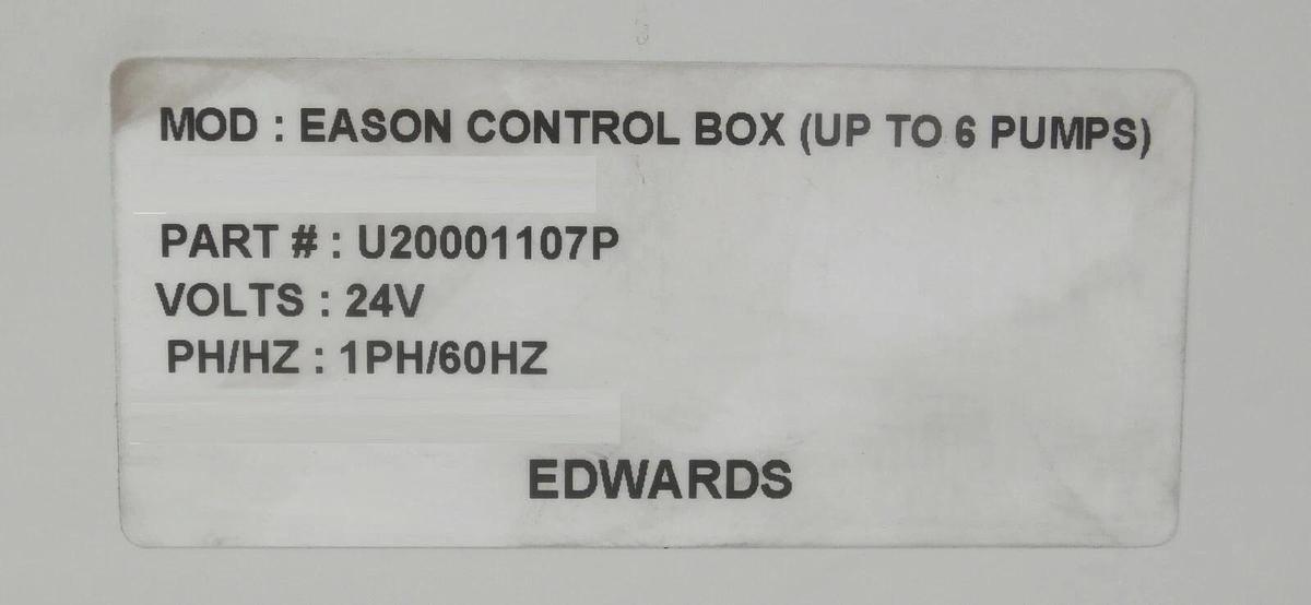 Used Edwards U20001107P Eason Control Box IGX Up To 6 Pumps Working Surplus