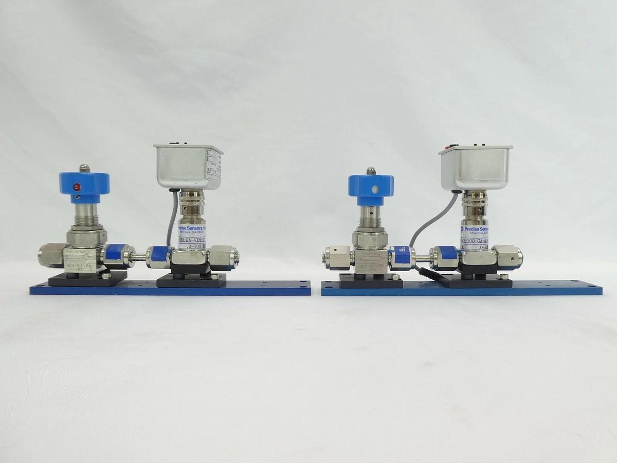 Used Novellus Systems Gas Manifold Precise Sensors 4863-100-RM-03 Concept 2 ALTUS
