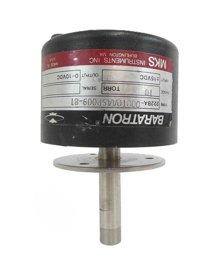 Used MKS Instruments 222BA-00010AASP009-81 Baratron Pressure Transducer Working