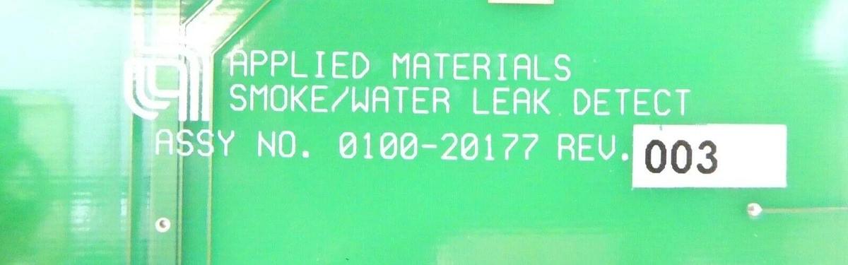 Used AMAT Applied Materials 0100-20177 Smoke/Water Leak Detect PCB Working Surplus
