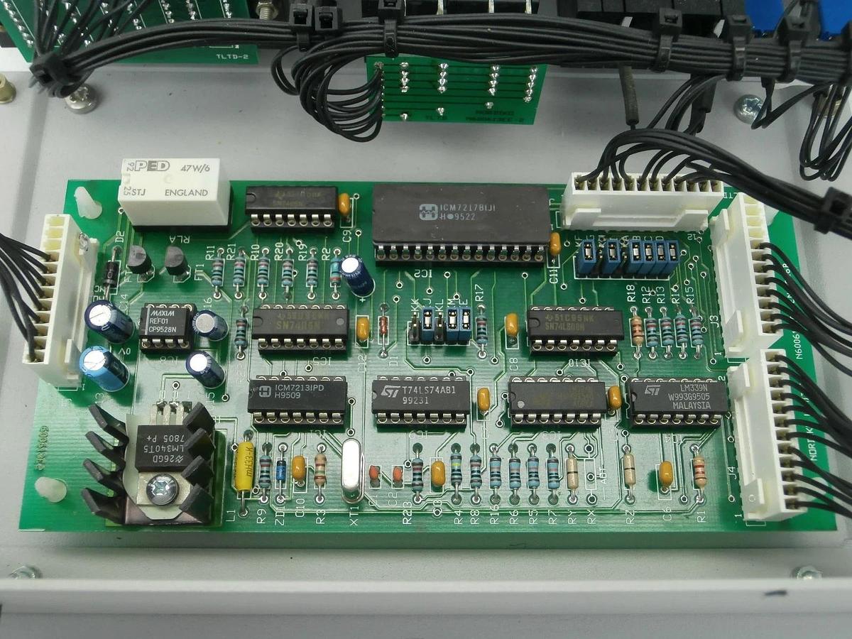 Used Nordiko Watchdog Module N600613EE 9550 Shield Metal Film PVD System Used Working