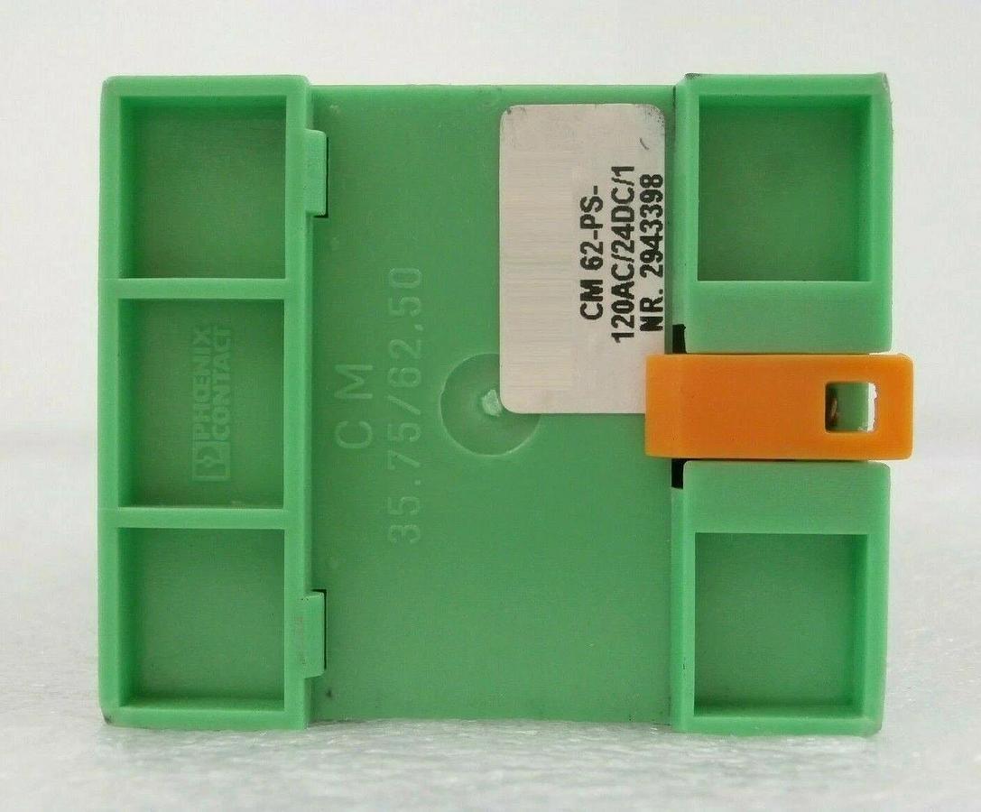 Used Phoenix Contact 2943398 DIN Power Supply CM 62-PS-120AC/24DC/1 Lot of 2 Working