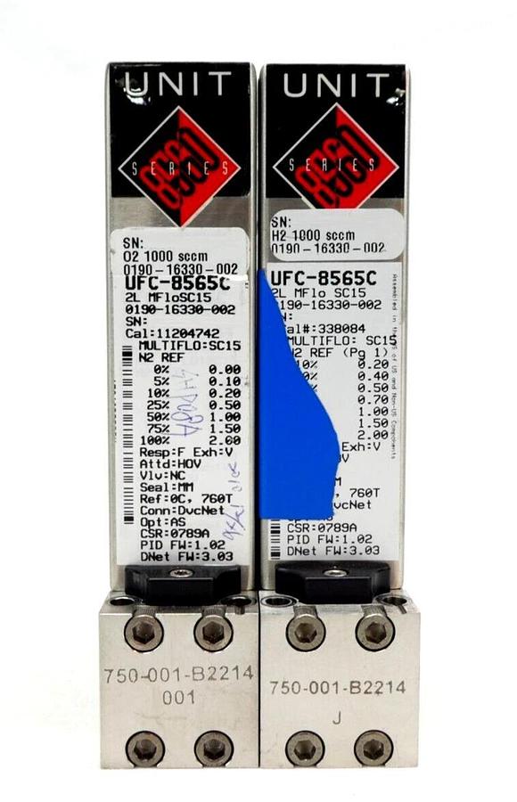 Used UNIT Instruments UFC-8565 Mass Flow Controller MFC UFC-8565C Reseller Lot of 14