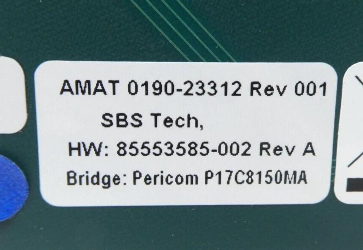 Used SBS Technologies 85553585-002 CompactPCI PCB Card AMAT 0190-23312 Working Spare