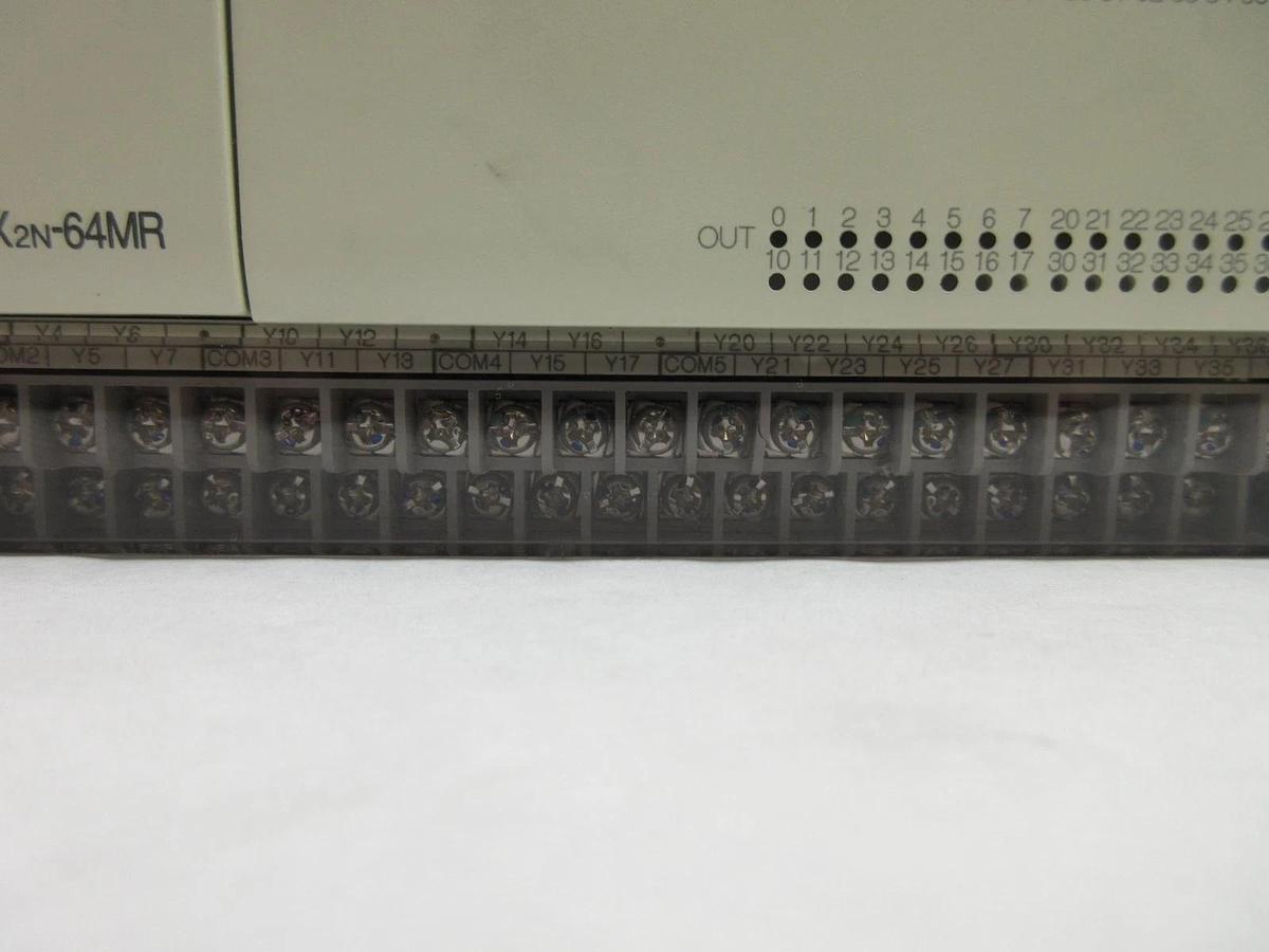 Used Mitsubishi FX2N-64MR-ES/UL Programmable Controller PLC FX2N-64MR Used Working