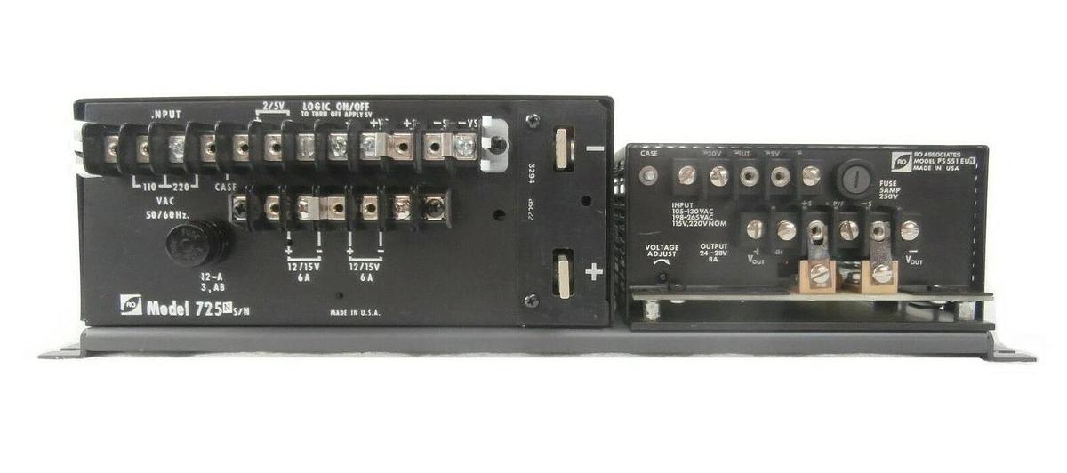 Used Novellus Systems 27-00029-00 Quad Output DC Power Supply RO 725N Working Surplus
