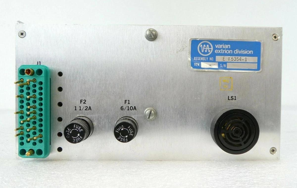 Used Varian F5354-1 Automatic Cryopump Regeneration Controller F5354001 Working Spare
