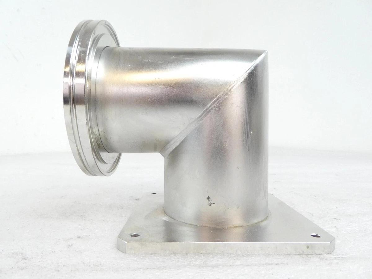 Used Novellus Systems 16-00104-00 90° Right Angle 3.5" Vacuum Duct Lot of 3 Working