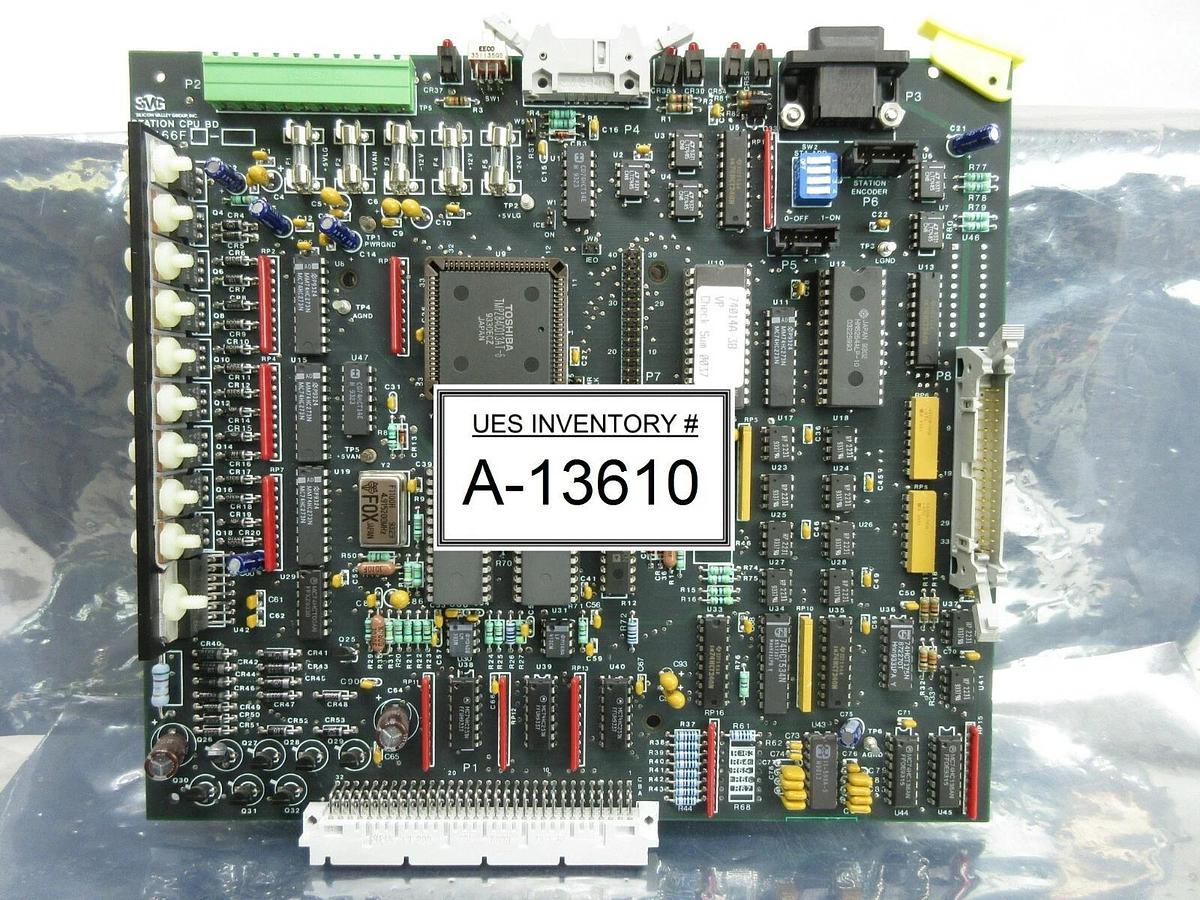 Used SVG Silicon Valley Group 80166F3-01 VP Station Processor CPU PCB Card Used