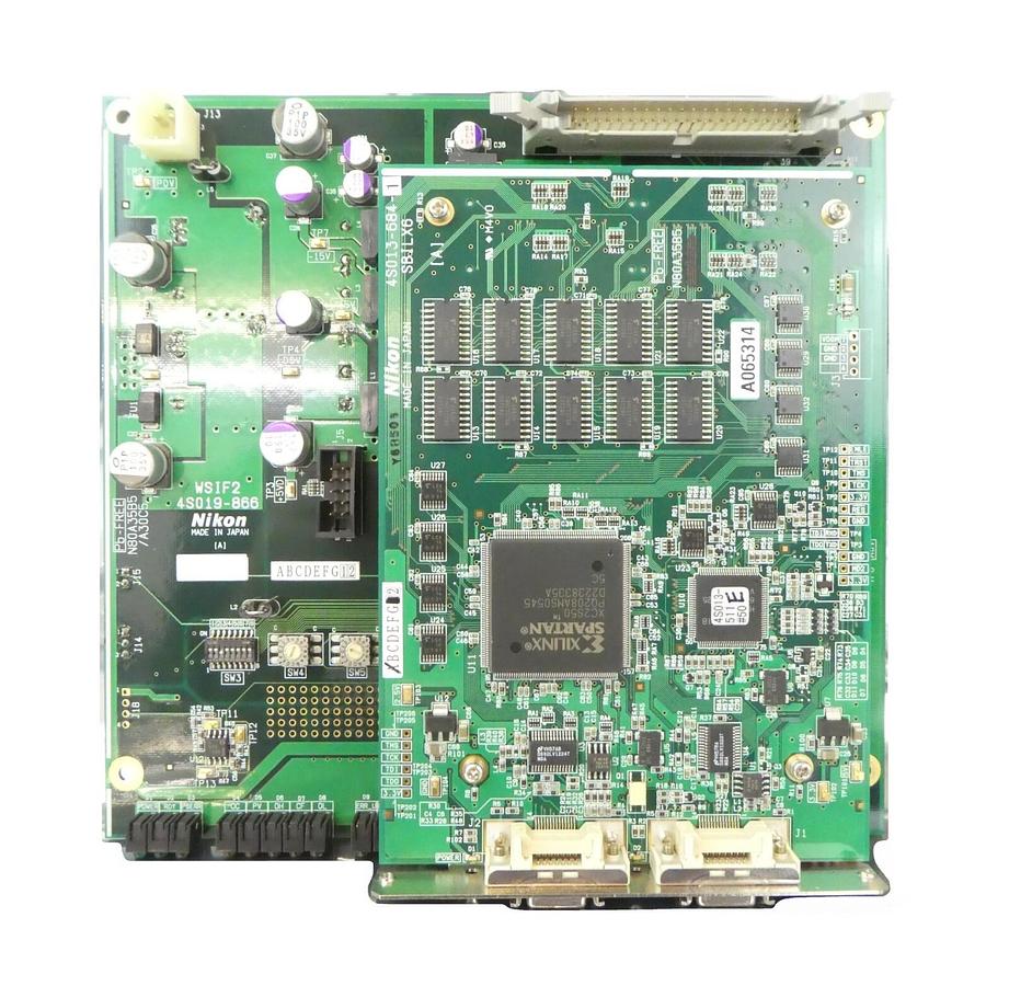Used Nikon 4S019-866 Interface PCB WSIF2 4S013-684-1 SBILX6 EXYC-R Working Surplus
