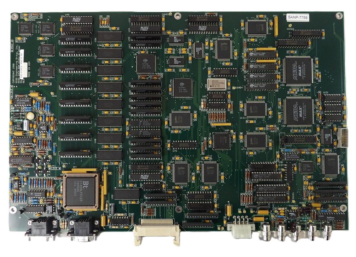 Used RIGG Engineering 001052 2214 SDP Video Grabber PCB Nikon NSR Series Working