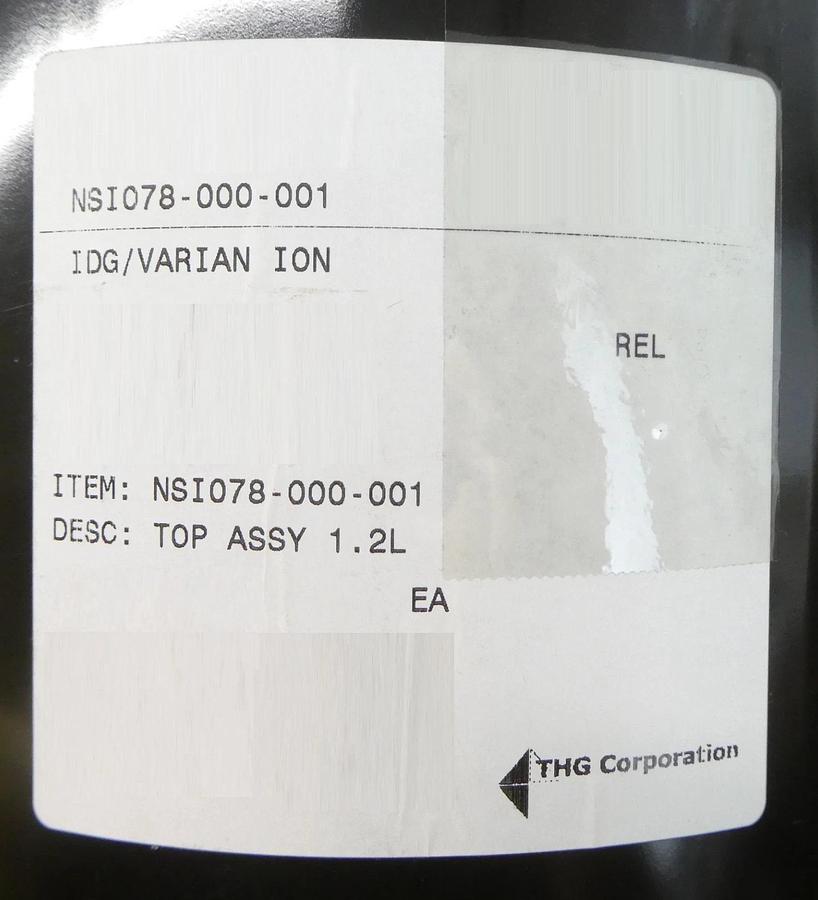 Varian Ion Implant Systems NSI078-000-001 Top Pressure Chemical Tank 1.2L New