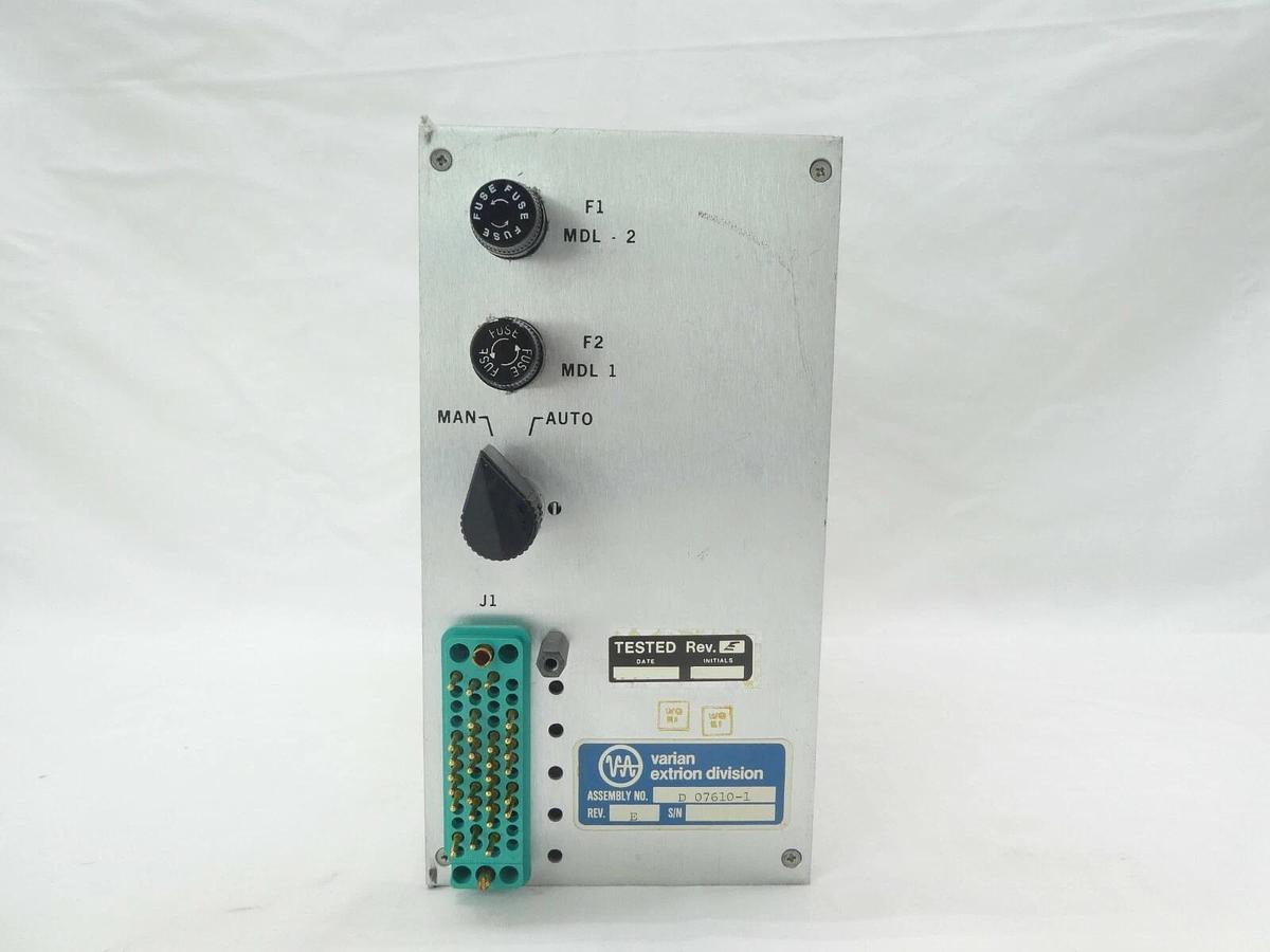 Used Varian Semiconductor D 07610-1 Ion Source Controller Vacuum System Rev. E Spare