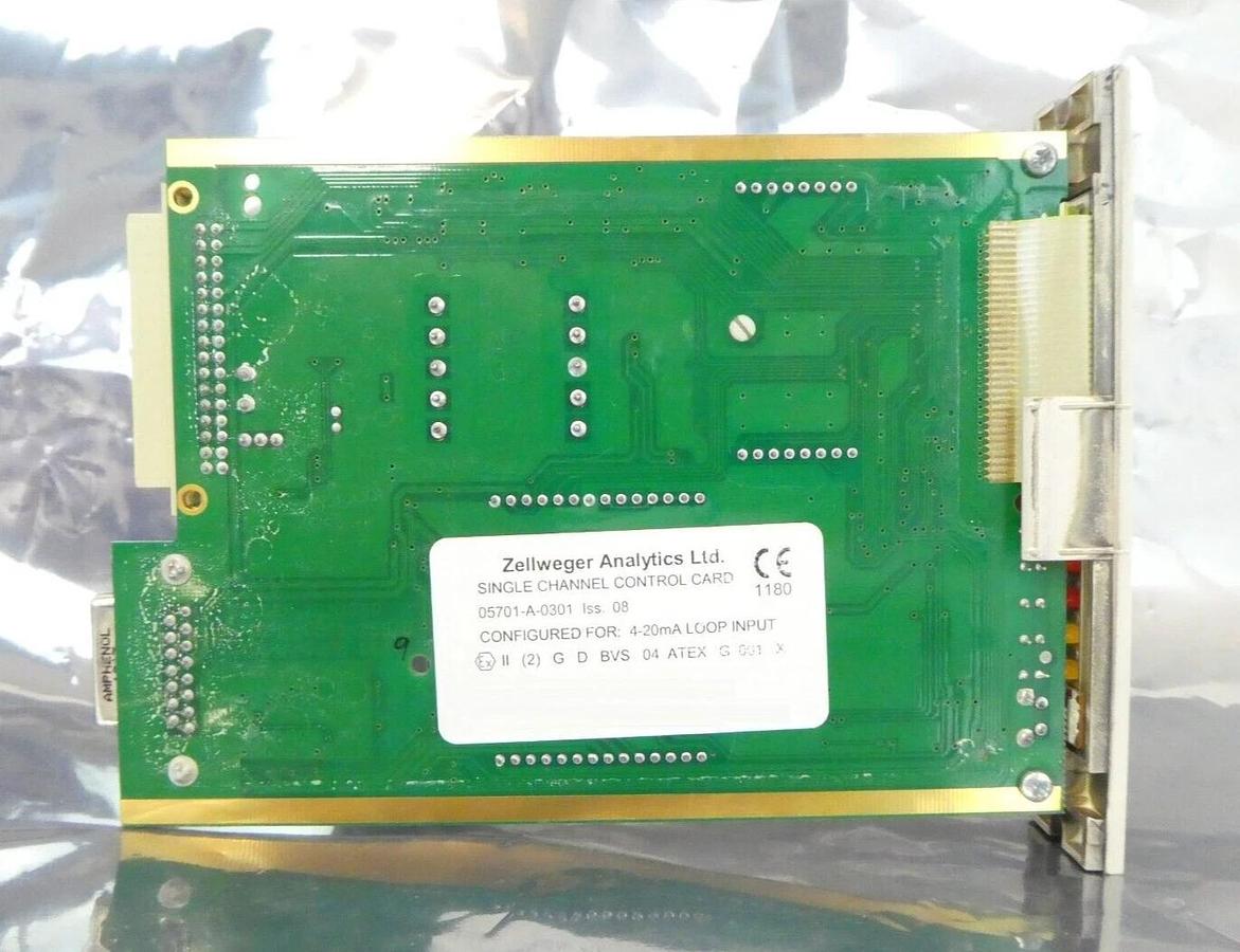 Used Honeywell Analytics 05701-A-0301 Single Channel Control Card PCB 5701 Working