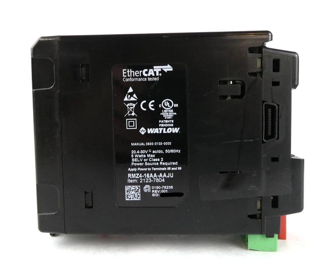 Used Watlow RMZ4-16AA-AAJU PLC EtherCAT Temperature Controller 0190-76236 Working