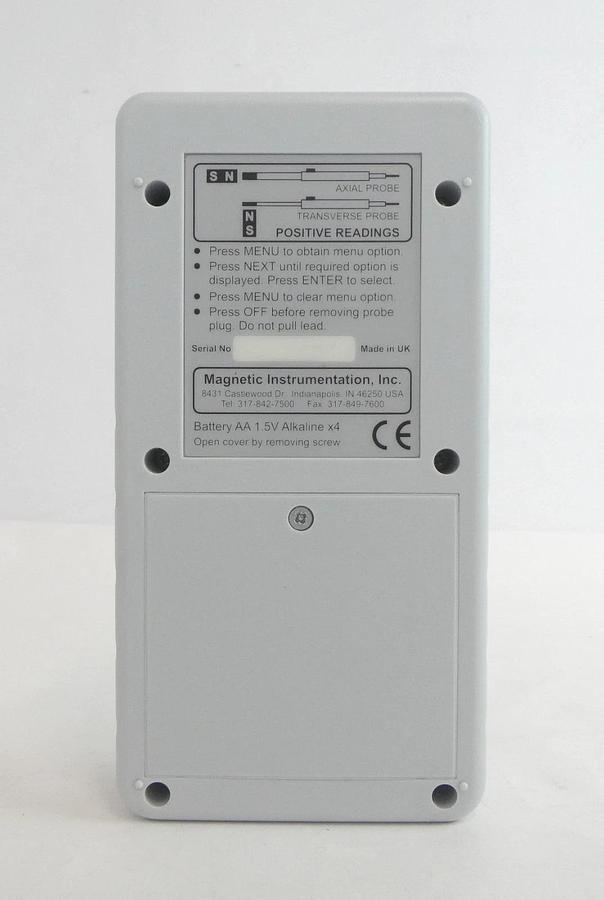 Used Magnetic Instrumentation 908A Microprocessor Controlled Gaussmeter Working