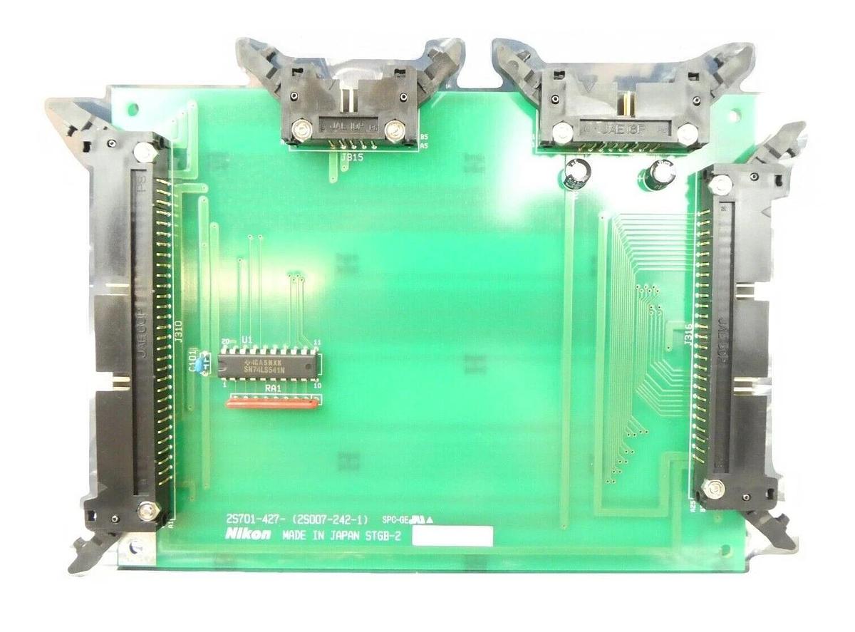 Used Nikon 2S701-427 Interface Connector PCB STGB-2 2S007-242-1 NRM-3100 Working