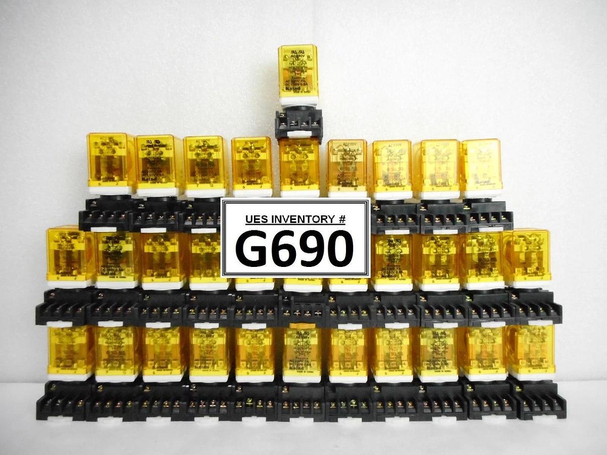 Used Koino Kunhung KH-102-3C Relay Reseller Lot of 32 Used Working