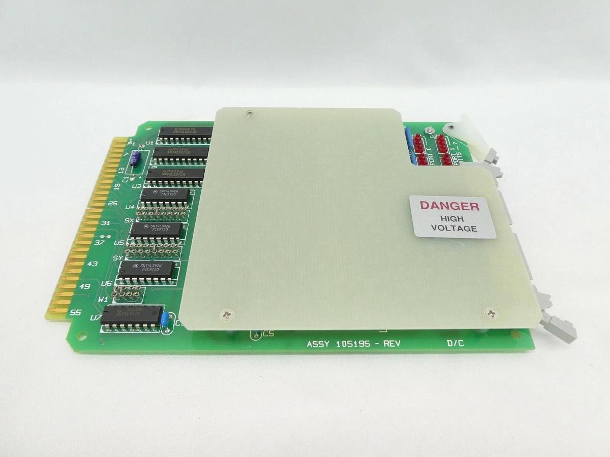 Used Varian Semiconductor VSEA 105195 Medium Power DC Output PCB Card Working Spare