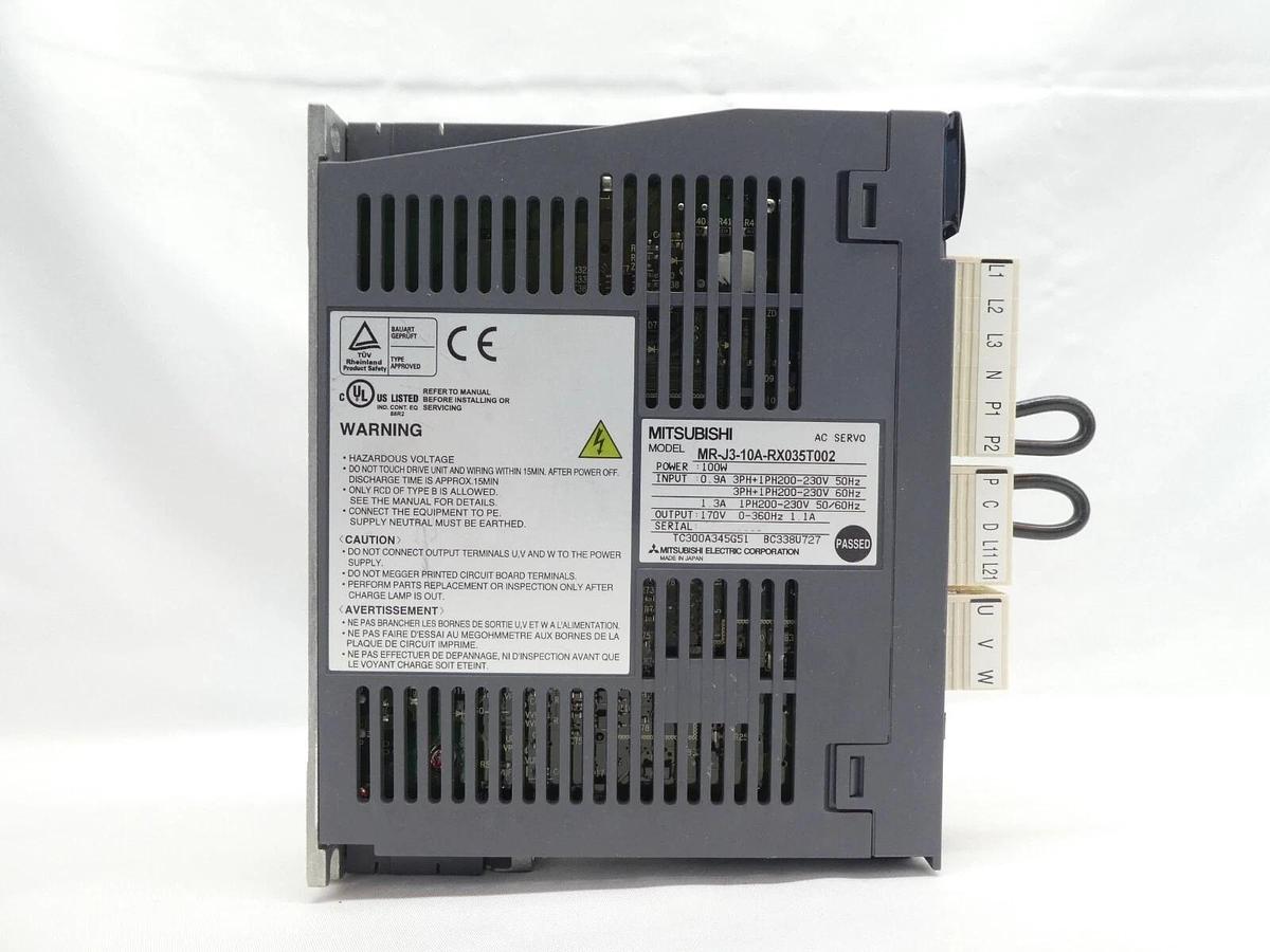 Mitsubishi MR-J3-10A-RX035T002 AC Servo Drive MELSERVO New Surplus