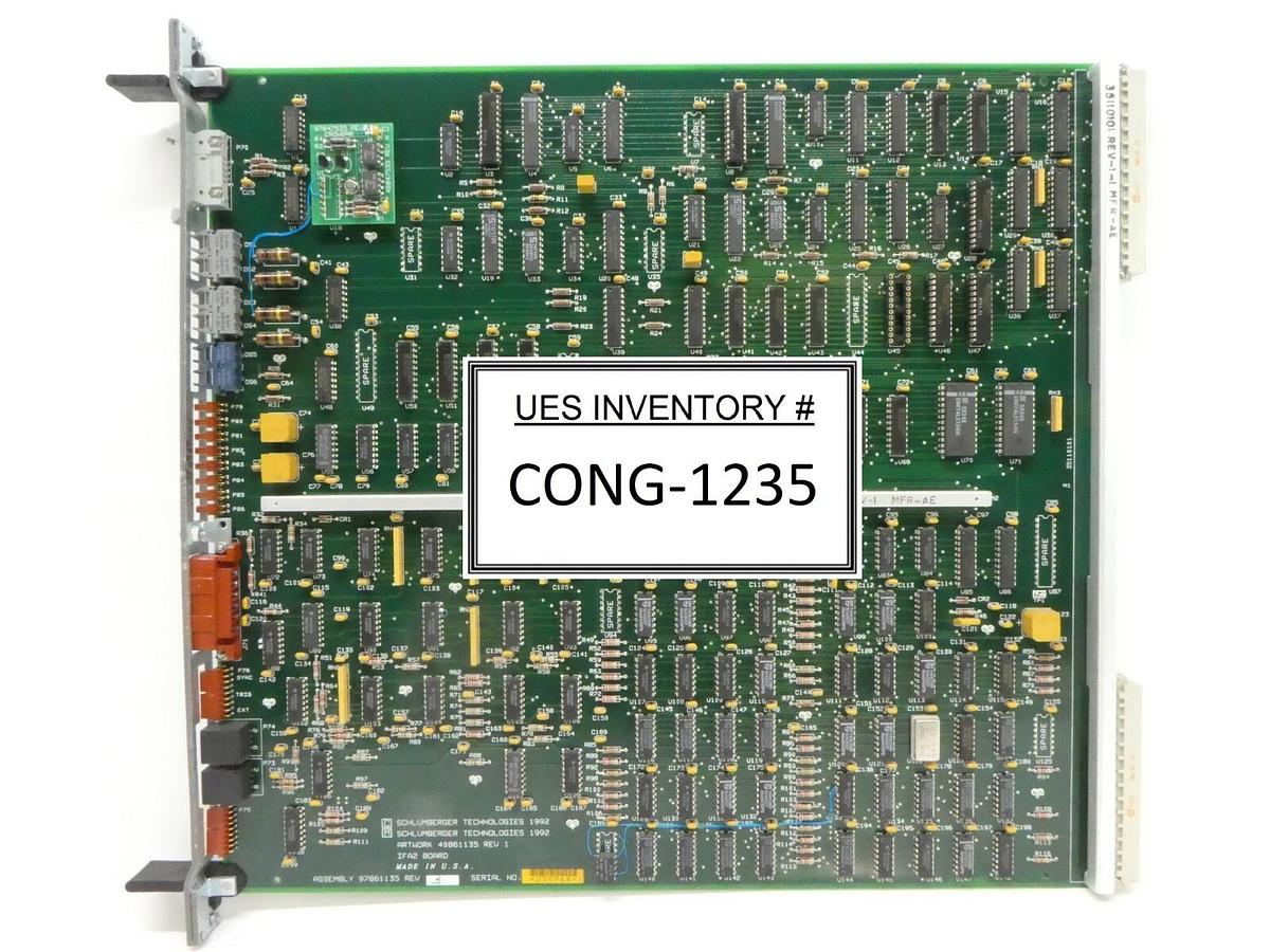 Used Schlumberger 97861135 IFA2 Board PCB Card 40861135 IDS-1000 Working Surplus