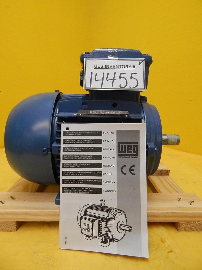 WEG Motors and Drivers GG24765 Electric Motor 220-480VAC New Surplus