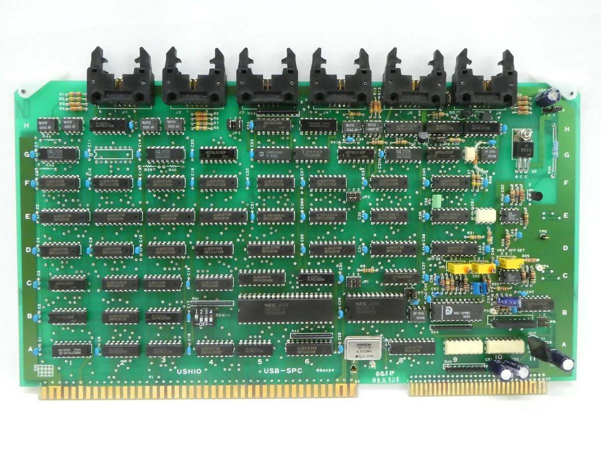 Used Ushio 890424 USB-SPC PCB Card A107 9510 SVG 90S DUV Lithography System Working