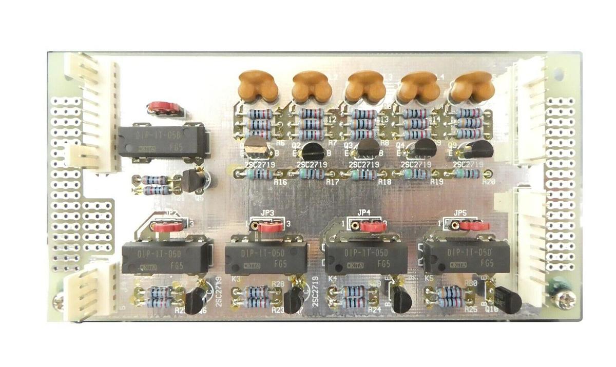 Used Nihon Koshuha AMC-CONT5-I/F RF Tuner Relay Interface Board PCB Working Surplus