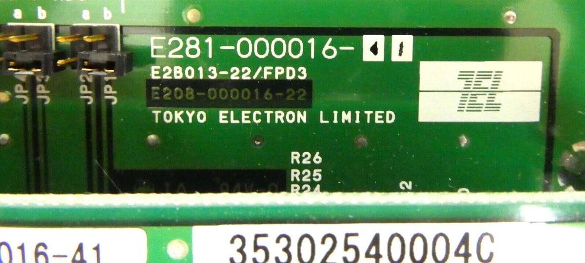 Used TEL Tokyo Electron E281-000016-41 ECC2 Controller EC Module PCB E281-000017