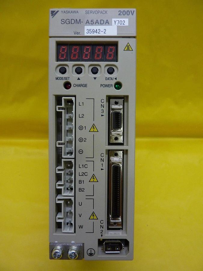 Used Yaskawa Electric SGDM-A5ADAY702 Servo Driver SERVOPACK Ver. 35942-1 Used Working