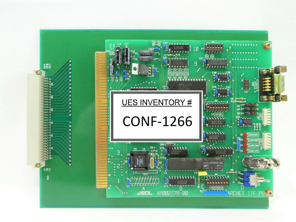 Used JEOL AP002778-00 ARCNET ITF PB PCB Card JWS-2000 Wafer Detect SEM Working Spare