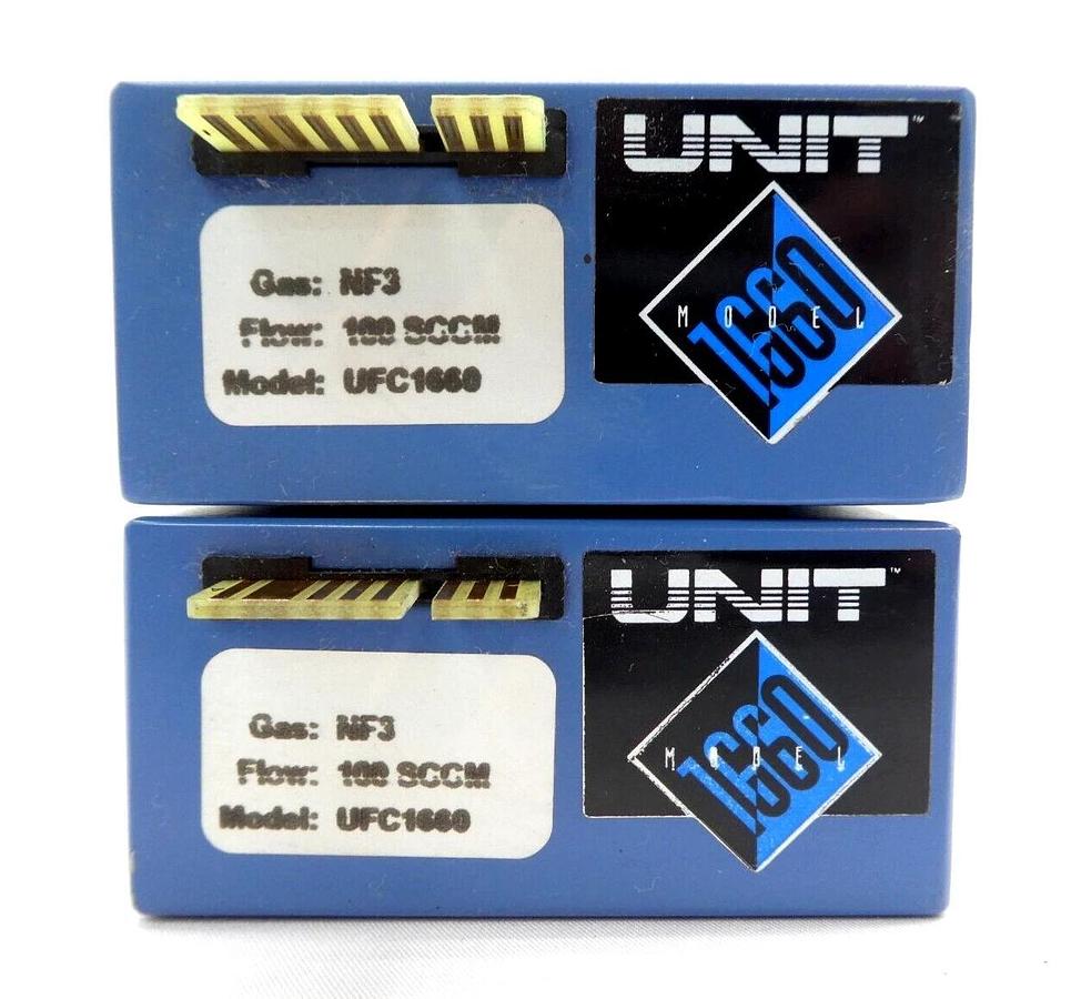 Used UNIT Instruments UFC-1660 Mass Flow Controller MFC Cl2 SiH4 NF3 O2 Ar Lot of 11